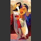 Hessam Abrishami Canvas Paintings - Color of Passion